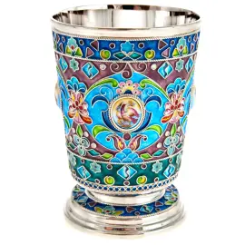 Бокал для вина "Гостевой" финифть